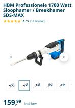 HBM 1700 Watt Sloophamer/Breekhamer SDS-MAX   Nieuw !!!!, Doe-het-zelf en Verbouw, Ophalen of Verzenden, Nieuw