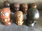 Beeldjes Antieke Kinder hoofdjes Gebroeders Van Paridon., Ophalen of Verzenden, Gebruikt, Mens