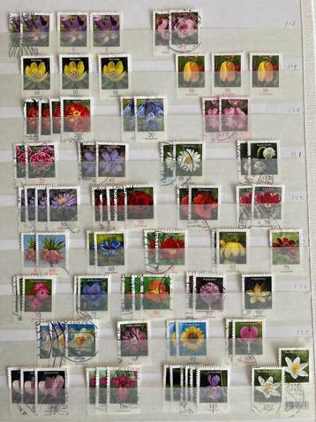 Postzegels Bloemen beschikbaar voor biedingen