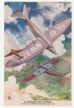 Reclame BYRRH.  S.F.  Regards sur l'avenir.   Luchtvaart., Verzenden, 1940 tot 1960, Overige thema's