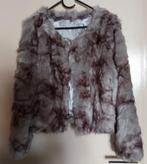 Bontjasje imitatie., Ophalen of Verzenden, Zo goed als nieuw, Zwart