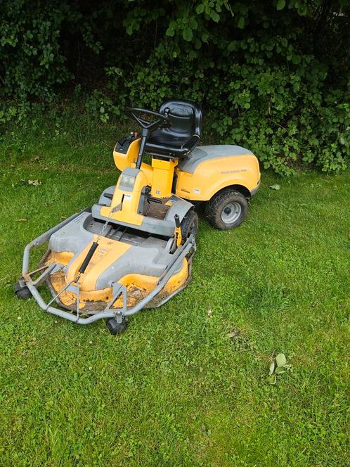 Stiga Park royal 4wd zitmaaier frontmaaier grasmaaier, Tuin en Terras, Zitmaaiers, Gebruikt, 90 tot 120 cm, Mulchfunctie, Ophalen