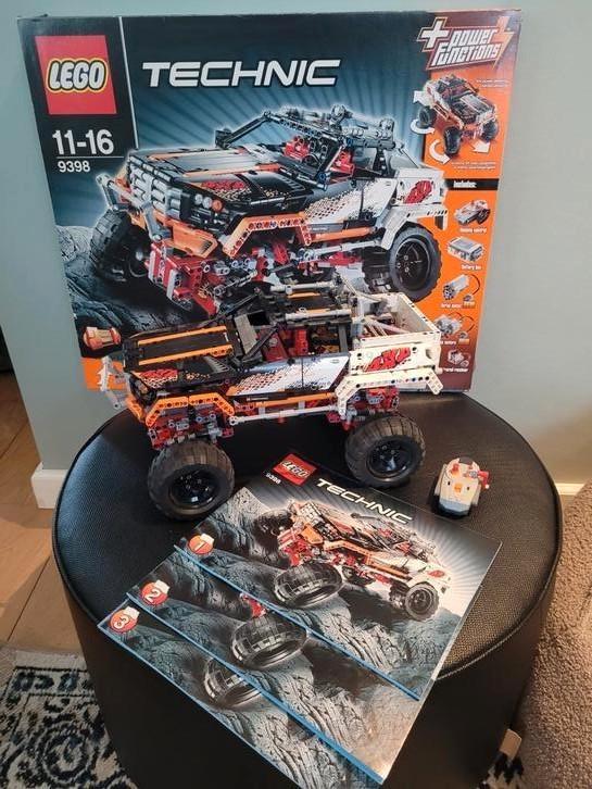 Lego technic 9398 jeep / 4x4 crawler, Kinderen en Baby's, Speelgoed | Duplo en Lego, Zo goed als nieuw, Ophalen