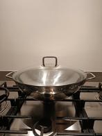 WMF wokpan met glazen deksel, Huis en Inrichting, Keuken | Potten en Pannen, Ophalen of Verzenden, Zo goed als nieuw, Wok