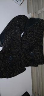 UGG Cardy Knitted Boots Zwart/Goud - Maat 39, UGG Australia, Zwart, Lage of Enkellaarzen, Ophalen of Verzenden