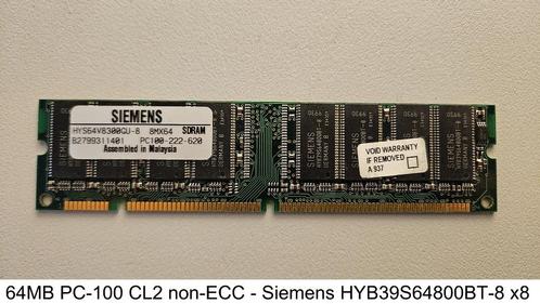 Vintage 168-pins SDRAM (PC66 PC100 PC133), Computers en Software, Vintage Computers, Verzenden