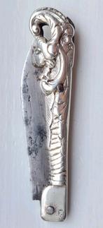R Snoek Leeuwarden Fries 18e eeuw zilver zak mes zakmes RS, Antiek en Kunst, Antiek | Goud en Zilver, Ophalen of Verzenden, Zilver
