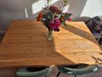 eikenhout tafel 160x100, Huis en Inrichting, Tafels | Eettafels, Ophalen, Gebruikt, Eikenhout, 200 cm of meer