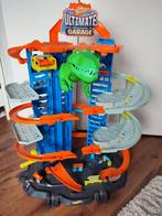 Hotwheels city robot T-REX ultimate garage, Ophalen, Zo goed als nieuw, Handmatig, Hot Wheels