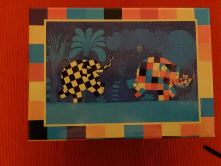Muziekdoosje Elmer de kleurtjes olifant, Boeken, Kinderboeken | Kleuters, Zo goed als nieuw, Fictie algemeen, Jongen of Meisje