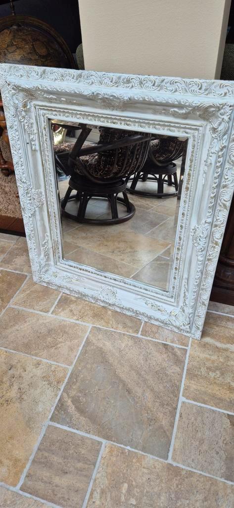 Mooie Spiegel met Ornamenten - 80x91 cm, Huis en Inrichting, Woonaccessoires | Spiegels, Zo goed als nieuw, 75 tot 100 cm, Minder dan 100 cm