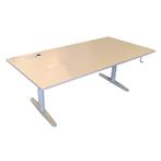 Vitra Slingerbureau Wit B200xD100 B-keus, Huis en Inrichting, Bureaus, Ophalen of Verzenden, In hoogte verstelbaar, Gebruikt, Bureau