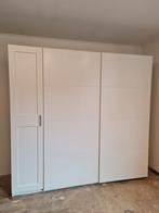 PAX Wit kledingkast 250cm. Veel lades. Leveren/Monteren mgl, 200 cm of meer, Ikea, Met klep(pen), Ophalen of Verzenden