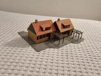 2x Moderne nieuwbouwwoning schaal H0, Hobby en Vrije tijd, Modeltreinen | H0, Overige merken, Gebruikt, Gelijkstroom of Wisselstroom