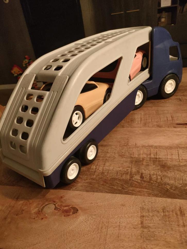 Little Tikes Autotransporter met 2 auto's, Kinderen en Baby's, Speelgoed | Speelgoedvoertuigen, Ophalen