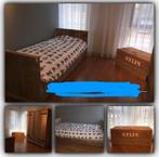 Complete kinderkamer set - bed, kast, kist en bureau, Ophalen, Gebruikt, 70 tot 85 cm, Lattenbodem