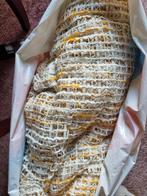 Grof Geweven Vitrage Gordijnen - 2,90m Hoog, Huis en Inrichting, Ophalen of Verzenden, Zo goed als nieuw, 200 cm of meer, 200 cm of meer