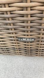 Wicker tuinstoel Canadian bruin, Huis en Inrichting, Woonaccessoires | Onderzetters, Ophalen of Verzenden, Zo goed als nieuw