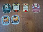 6 x Alfa bier etiket ongebruikt, Ophalen of Verzenden, Nieuw, Overige typen, Overige merken
