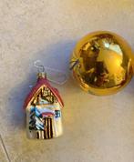 oude Kerstballen / Kerstman, vintage kaarsjes op knijper e.a, Ophalen of Verzenden, Zo goed als nieuw