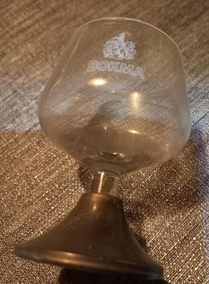 oud vintage  Bokma glas nieuw en ongebruikt schadeloos, Verzamelen, Glas en Borrelglaasjes, Nieuw, Bierglas, Ophalen of Verzenden