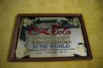 Vintage coca cola spiegel ( in goede staat ), Antiek en Kunst, Antiek | Spiegels, Ophalen of Verzenden, Rechthoekig, 50 tot 100 cm