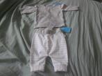 Nw prematuur shirtje en broekje lichtgrijs/wit Feetje 44, Nieuw, Ophalen of Verzenden, Setje, Feetje