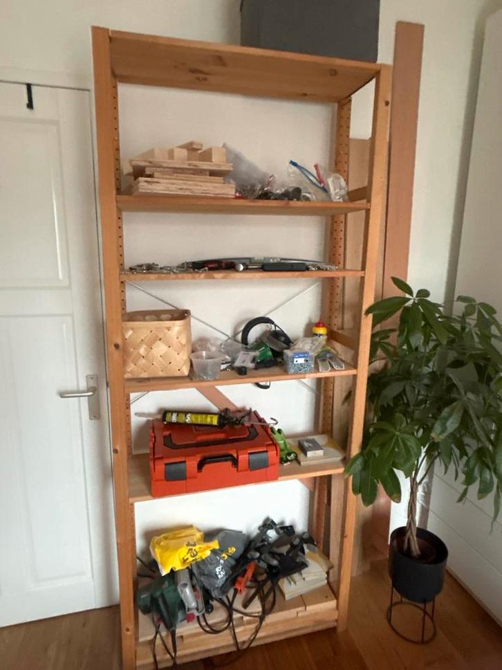 IVAR stellingkast (2x) 89x30x213 cm, Huis en Inrichting, Kasten | Stellingkasten, Gebruikt, Ophalen