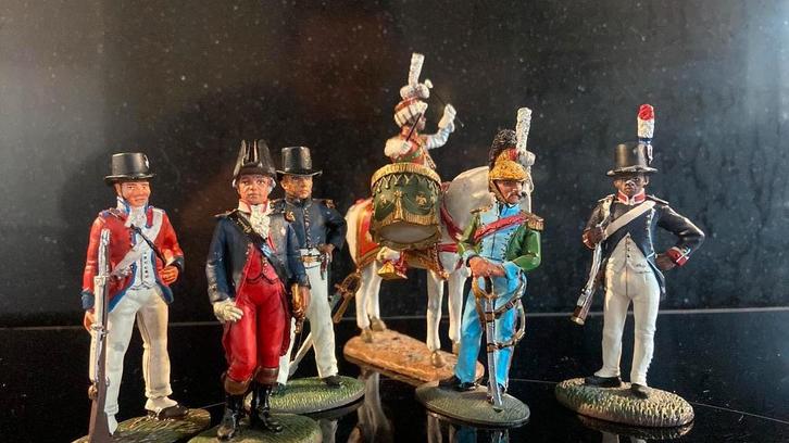 Delprado: 6x Franse overzeese troepen Napoleontische tijd, Verzamelen, Poppetjes en Figuurtjes, Zo goed als nieuw, Ophalen of Verzenden