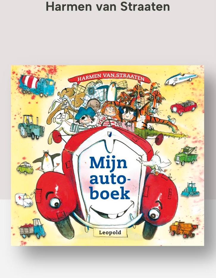 NIEUW: Mijn auto boek - Harmen van Straaten., Boeken, Prentenboeken en Plaatjesalbums, Nieuw, Ophalen of Verzenden