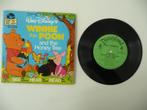 single WALT DISNEY - WINNIE THE POOH - met 24 PAGE BOOK, Gebruikt, Overige genres, 7 inch, Single