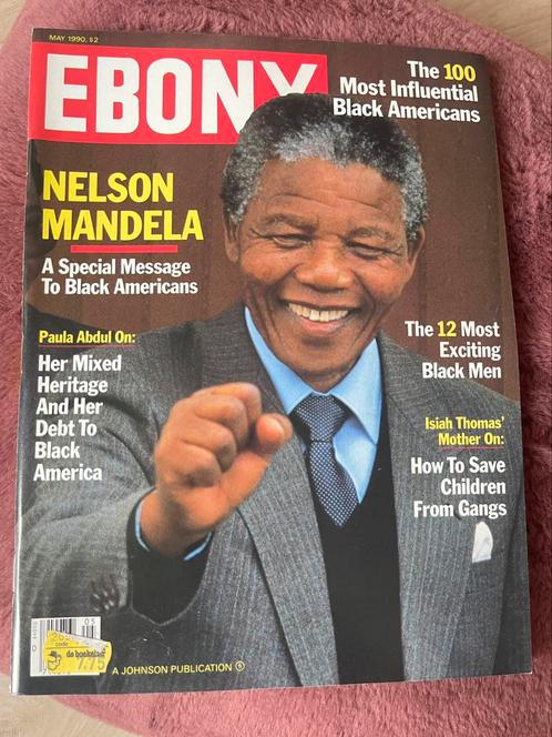 Mei 1990 Ebony Magazine - Nelson Mandela, Verzamelen, Tijdschriften, Kranten en Knipsels, Tijdschrift, Buitenland, 1980 tot heden