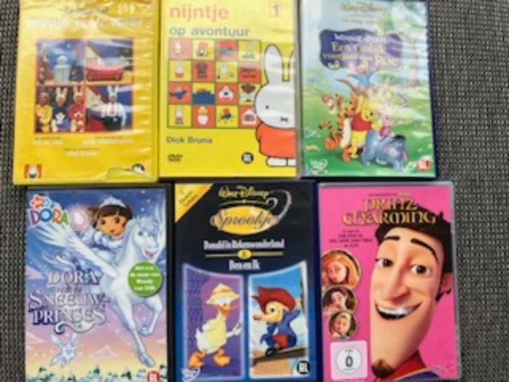 kinderdvd's voor de kleinsten Nijntje, Dora, Winnie the pooh, Cd's en Dvd's, Dvd's | Kinderen en Jeugd, Zo goed als nieuw, Alle leeftijden