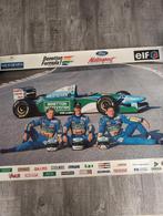Poster benetton formula 1, Ophalen of Verzenden, Formule 1