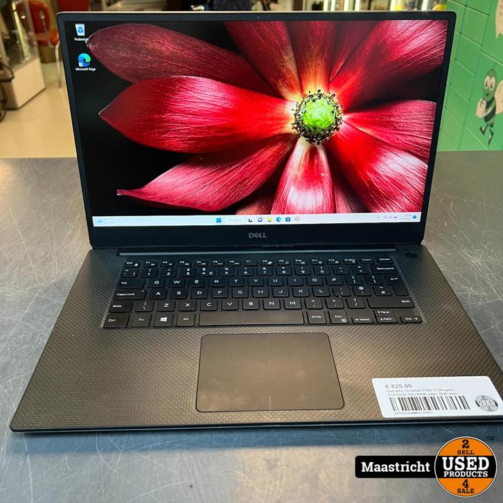 Dell XPS 15 Series 7590, i7 (9e gen), 512/16GB SSD RAM| nwpr, Computers en Software, Windows Laptops, Zo goed als nieuw