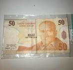 Türkiye Elli Yeni Türk lirası 2005 banknote/bankbiljet, Ophalen of Verzenden, Los biljet