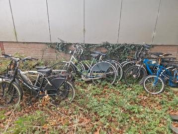 Oude Fietsen - Export/Handel beschikbaar voor biedingen