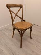 Te koop 7 keuken stoelen, Ophalen, Riet of Rotan, Wit, Zo goed als nieuw