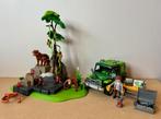 5416 Playmobil Wildlife terreinwagen bij beschermde dieren, Ophalen of Verzenden, Gebruikt, Complete set