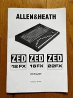Allen & Heath ZED 12 FX mengpaneel, Ophalen, Zo goed als nieuw, 10 tot 20 kanalen, Microfooningang