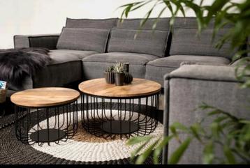 HSM Salon/Bijzettafel Set Mangohout.Nieuw!! beschikbaar voor biedingen