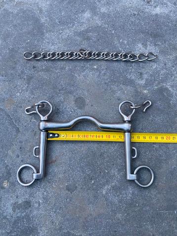 Nieuwe Feeling Dressuurstang + Ketting / Maat: 12.5 beschikbaar voor biedingen
