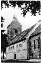 Anloo N h Kerk oude ongelopen Ansichtkaart ( A2134, Ophalen of Verzenden, 1960 tot 1980, Gelopen
