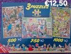 Jan van Haasteren Diverse Puzzels, Ophalen of Verzenden, 500 t/m 1500 stukjes, Zo goed als nieuw, Legpuzzel