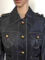 C948 Vero Moda: Mt. S=36 grijs echt-leren jasje jas blazer, Vero Moda, Ophalen of Verzenden, Zo goed als nieuw, Jasje