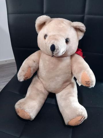 Vintage teddybeer met schijven 48 cm.  Bieden beschikbaar voor biedingen