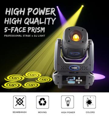 2In1 Pro Moving Head LED 100W Spot Light  beschikbaar voor biedingen