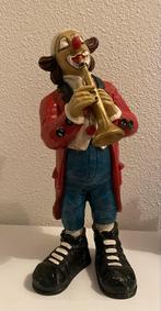 Grote Clown met trompet beeld, Ophalen of Verzenden