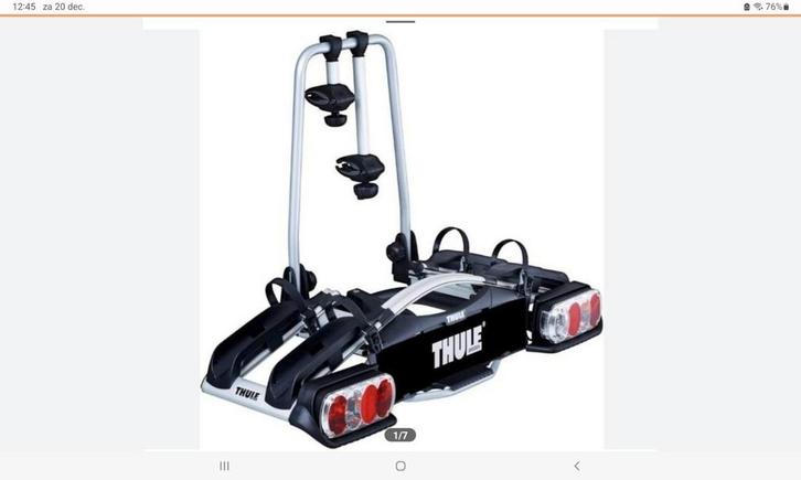 Fietsendrager voor horizontaal afneembare Thule trekhaak, Auto diversen, Fietsendragers, Zo goed als nieuw, Trekhaakdrager, Ophalen