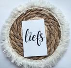 Mini kaartje | liefs, Ophalen of Verzenden, Nieuw